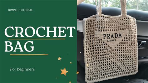 crochet prada triangle bag